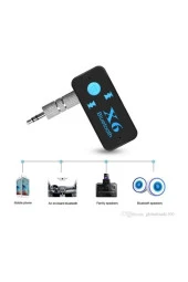 Bluetooth Müzik Alıcısı 3.5 mm Aux Adaptör Araç Kiti 3in1 - Cyber An-6999 X6 - 7