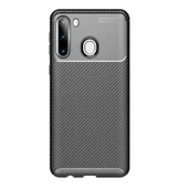 Samsung Galaxy A21 Kılıf Karbon Silikon Case - 8