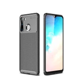 Samsung Galaxy A21 Kılıf Karbon Silikon Case - 11