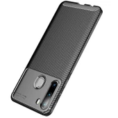Samsung Galaxy A21 Kılıf Karbon Silikon Case - 6