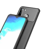 Samsung Galaxy A21 Kılıf Karbon Silikon Case - 5