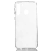 Samsung Galaxy A21 Kılıf Şeffaf Silikon Hibrit Case - 6