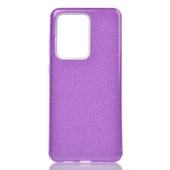 Samsung Galaxy S20 Ultra Kılıf Simli Parlak Shining Kapak - 11