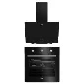 Altus 2'li Cam Ankastre Set 535 B Davlumbaz - 133 B Turbo Fırın thumbnail 1