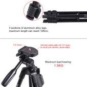 Bluetoothlu Tripod Tam Orjinal Telefon Tutucu Tripod 43cm-125cm 5208 - 6