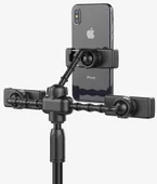 Teleskopik Masaüstü 3lü Tablet Telefon Tutucu Ayarlanır Katlanır Seviyeli Tutucu 08 - 6