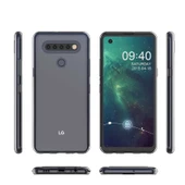 LG K51S Kılıf Şeffaf Silikon Hibrit Case - 4