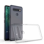 LG K51S Kılıf Şeffaf Silikon Hibrit Case - 8