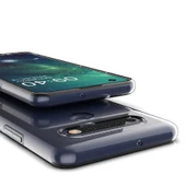 LG K51S Kılıf Şeffaf Silikon Hibrit Case - 3