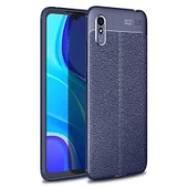 Xiaomi Redmi 9A Kılıf Deri Tarzı Niss Silikon Case - 11