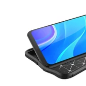 Xiaomi Redmi 9A Kılıf Deri Tarzı Niss Silikon Case - 6