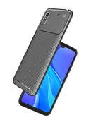 Xiaomi Redmi 9A Kılıf Karbon Silikon Case - 2