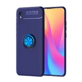 Xiaomi Redmi 9A Kılıf Yüzüklü Magnetli Ravel Case - 12