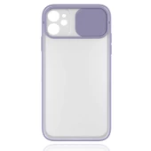 Apple iPhone 11 Kılıf Kamera Kapatmalı Lensi Case - 11