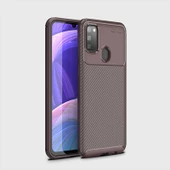 Samsung Galaxy M21 Kılıf Karbon Silikon Case - 11