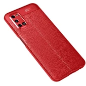 Oppo A72 Kılıf Deri Tarzı Niss Silikon Case - 11