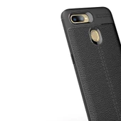 Oppo A12 Kılıf Deri Tarzı Niss Silikon Case - 5
