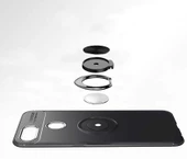 Oppo A12 Kılıf Yüzüklü Magnetli Ravel Case - 2