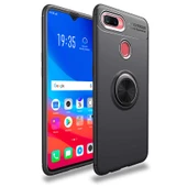 Oppo A12 Kılıf Yüzüklü Magnetli Ravel Case - 10