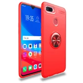 Oppo A12 Kılıf Yüzüklü Magnetli Ravel Case - 1