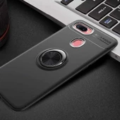 Oppo A12 Kılıf Yüzüklü Magnetli Ravel Case - 9