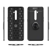 Oppo Reno 2Z Kılıf Yüzüklü Magnetli Ravel Case - 5