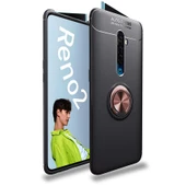Oppo Reno 2Z Kılıf Yüzüklü Magnetli Ravel Case - 12