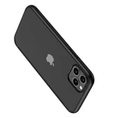 Apple iPhone 11 Pro Max Kılıf Kenar Renkli Şeffaf Hom Kapak - 8