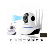 Kablosuz HD Bebek Ev Ofis Güvenlik Sensörlü Harekete Duyarlı Gece Görüşlü İç / Dış Mekan Kamera - 2