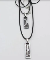 Kolye Gerdanlık 2 adet Sevgili Aşk When I Fall in Love With You Kadın genç kız takı aksesuar hediye - 1