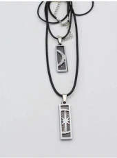 Kolye Gerdanlık 2 adet Sevgili Aşk When I Fall in Love With You Kadın genç kız takı aksesuar hediye - 2