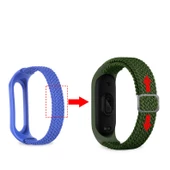 Xiaomi Mi Band 3 Kordon Tokalı Örgü Kordon - 5