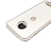 Lenovo Moto Z2 Play Kılıf Şeffaf Silikon Hibrit Case - 3