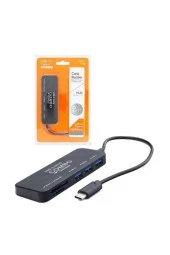 Hadron HD192 2in1 USB 2.0 Hub + Kart Okuyucu thumbnail 1