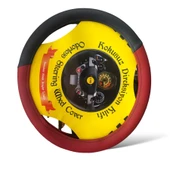 Balp Geçme Direksiyon Kılıfı Bordo Siyah - 1