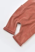 Bebek Kadife Salopet Tulum, %80 Organik Pamuk & %20 Polyester, Bebek ve Yenidoğan Serisi - CSYK6036 thumbnail 3