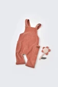 Bebek Kadife Salopet Tulum, %80 Organik Pamuk & %20 Polyester, Bebek ve Yenidoğan Serisi - CSYK6036 thumbnail 1