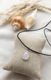 Kolye Gerdanlık Çakra Doğal ay Taş Kadın kız takı aksesuar hediye - 2