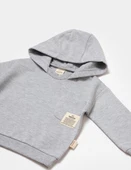 Bebek Kapüşonlu Sweatshirt ve Pantolon Seti, %100 Organik Pamuk, Bebek ve Yenidoğan Serisi - CSY8000 - 4