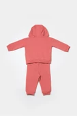Bebek Kapüşonlu Ceket ve Pantolon Takımı, %100 Organik Pamuk, Bebek ve Yenidoğan Serisi - CSY8006 - 5