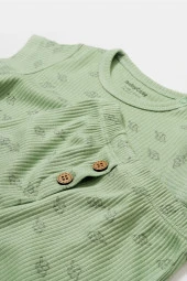 Bebek Şort ve Tişört Takımı, %50 Modal Kumaş - %50 Organik Pamuk, Bebek ve Yenidoğan Serisi - CSYM11705 - 1