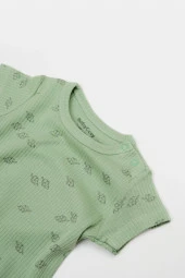 Bebek Şort ve Tişört Takımı, %50 Modal Kumaş - %50 Organik Pamuk, Bebek ve Yenidoğan Serisi - CSYM11705 - 3