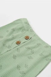 Bebek Şort ve Tişört Takımı, %50 Modal Kumaş - %50 Organik Pamuk, Bebek ve Yenidoğan Serisi - CSYM11705 - 4