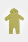 Bebek Kapüşonlu Fermuarlı Tulum, %80 Organik Pamuk & %20 Polyester, Bebek ve Yenidoğan Serisi - CSYK6043 thumbnail 6