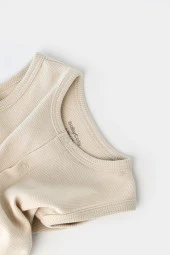 Bebek Kolsuz Tulum, %100 Organik Pamuk, Bebek ve Yenidoğan Serisi - CSYW1006 - 3