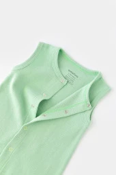 Bebek Kolsuz Tulum, %100 Organik Pamuk, Bebek ve Yenidoğan Serisi - CSYW1007 - 4