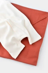 Bebek Kolsuz Tulum, %100 Organik Pamuk, Bebek ve Yenidoğan Serisi - CSYW1008 - 3