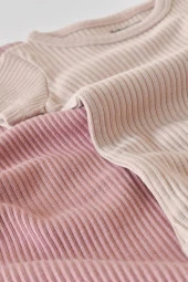 Bebek 2 Adet Kısa Kollu Body, %50 Modal Kumaş - %50 Organik Pamuk, Bebek ve Yenidoğan Serisi - CSYM11207 - 5