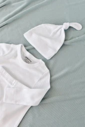 Bebek Pantolon & Uzun Kollu Body & Şapka Takımı, Bebek ve Yenidoğan Serisi - CSYM22511 thumbnail 4