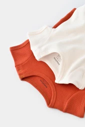 Waffle 2 Li Kısa Kollu Badi - 2